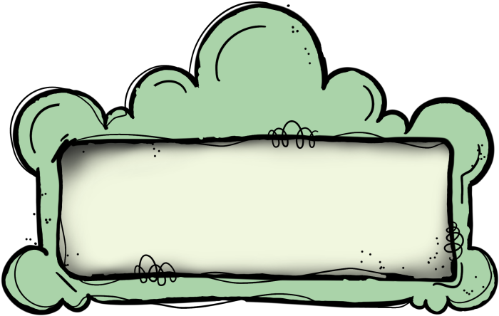 Green Clipart Borders And Frames Student Teacher Png - Clip Art (700x444), Png Download