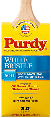 Product Image - Natural White Bristle Paint Brush (400x400), Png Download