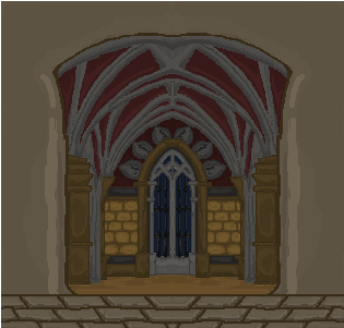 Medieval Castle Background - Arch (500x300), Png Download