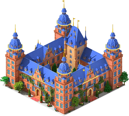 Johannesburg Castle - Château (422x380), Png Download