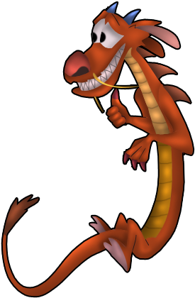 Mushu (369x531), Png Download