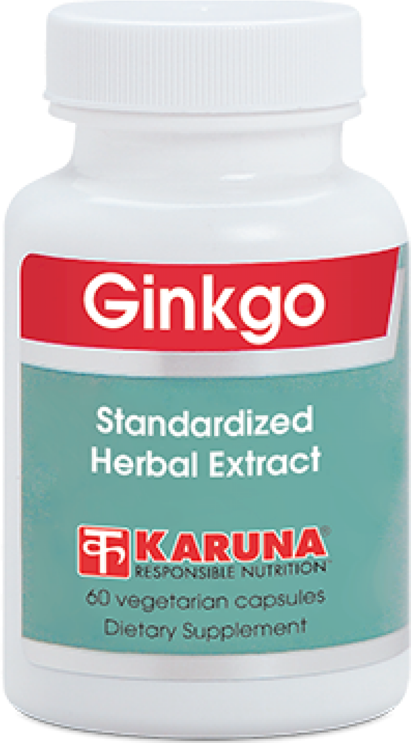 Karuna, Ginkgo 60 Vcaps - Karuna Ginkgo 60 Capsules 60 Milligrams (1500x1500), Png Download