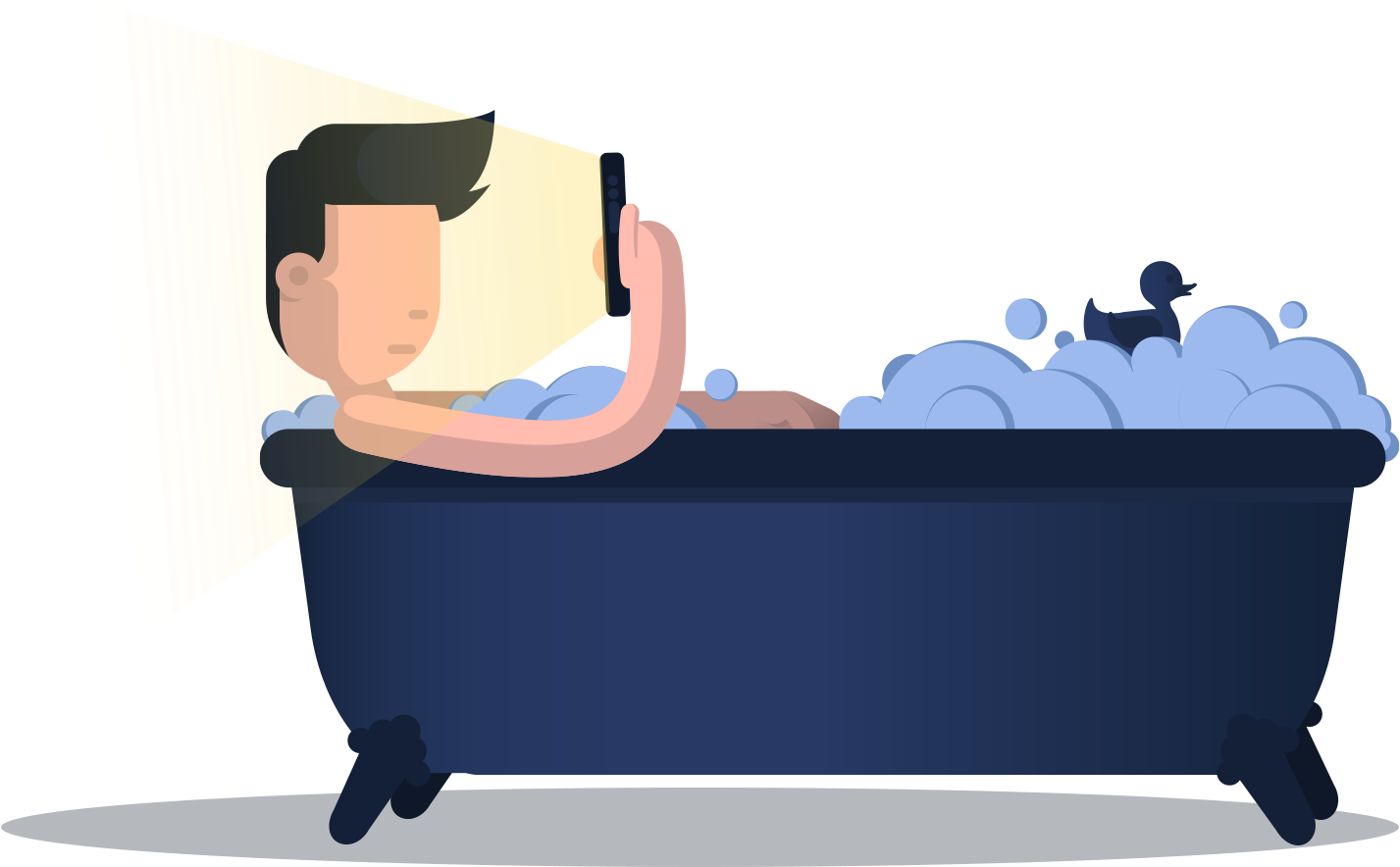 Bathroom - Cartoon (2000x1000), Png Download