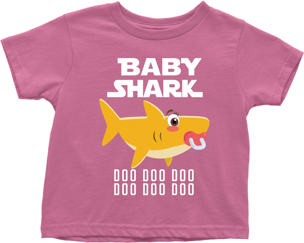 Baby Shark Toddler Shirt Doo Doo Doo Official Vnsupertramp - Baby Shark Doo Tee (1024x1024), Png Download