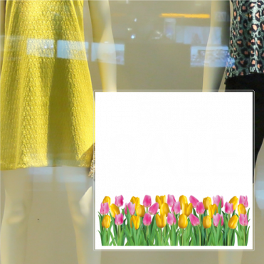 Tulips Spring Sale Square - Tulip (371x371), Png Download