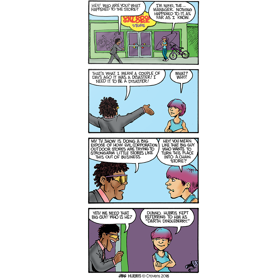Hubris- David And Darth Goliath - Comics (980x955), Png Download