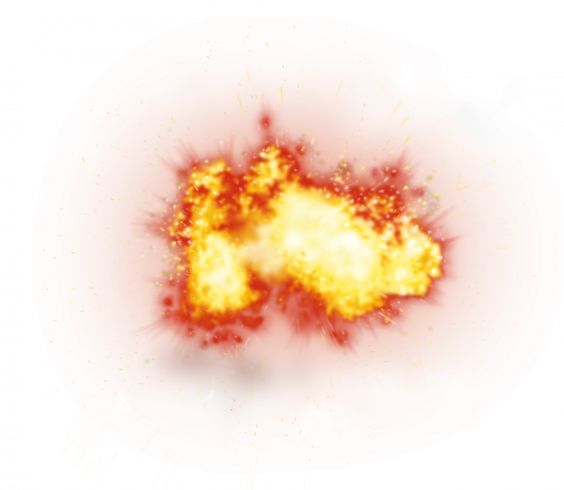 Fire Explosion Png Picture Clipart High - Explosion Png Transparent Background (817x710), Png Download