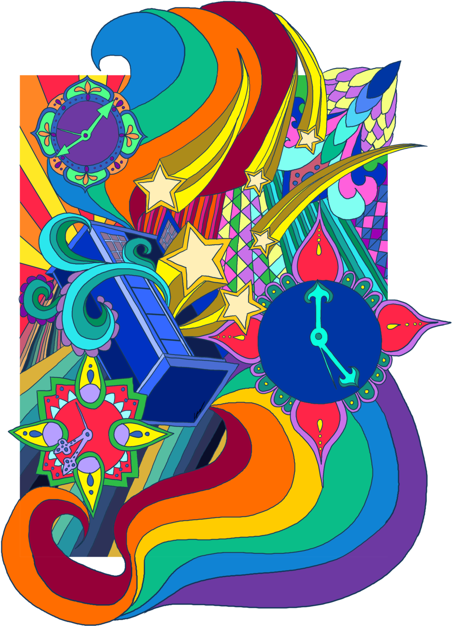 Mandala Doctor Who (1000x1310), Png Download