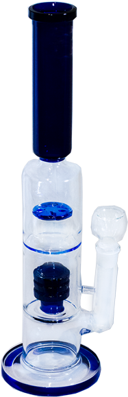 16 In Long Blue Glass Bong - Kitchen Appliance (780x630), Png Download