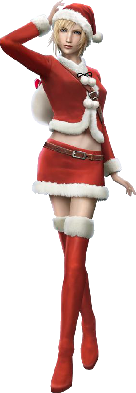 Santa Soldier - Aya Brea 3rd Birthday (277x799), Png Download