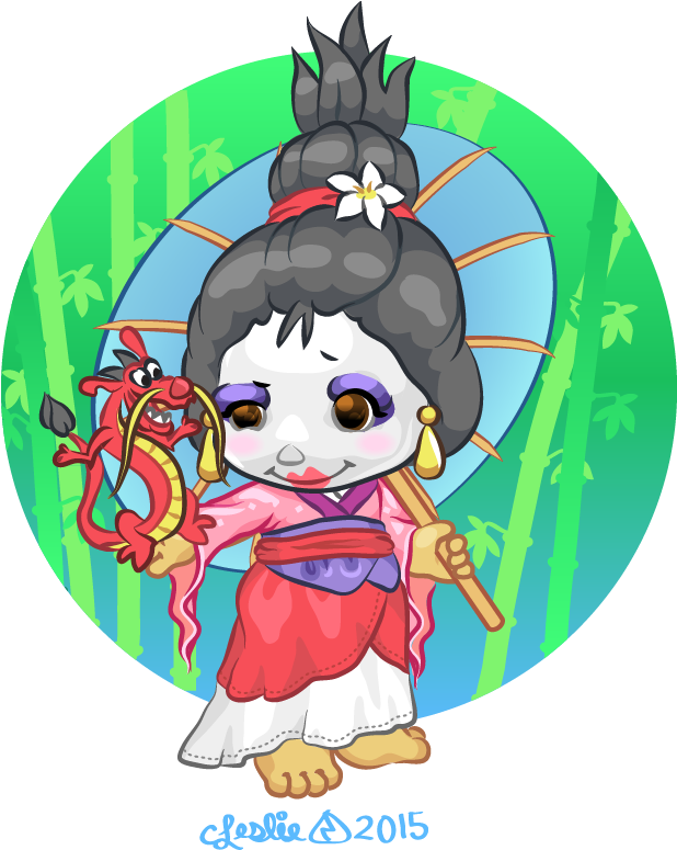 Vector - Mulan (774x774), Png Download