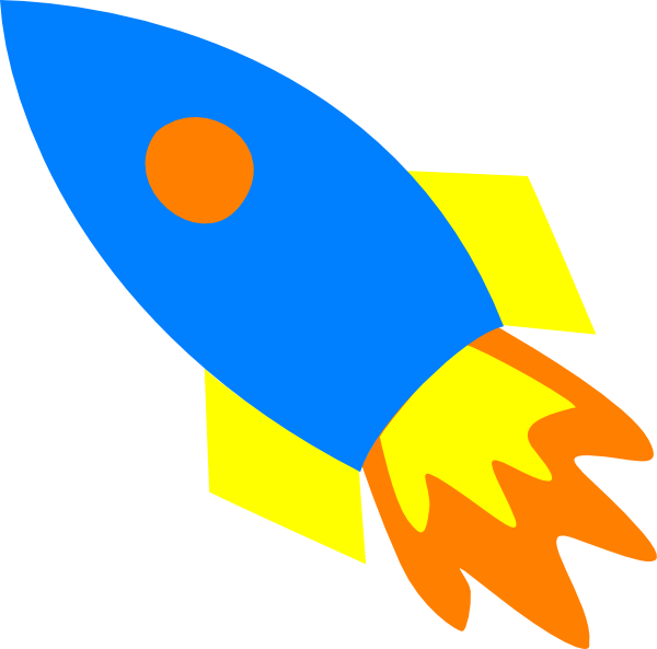 Open Rocket Ship Clip Art (600x593), Png Download