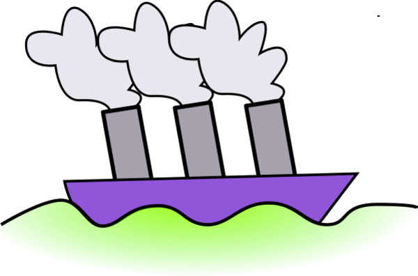 Steamer Ship Vector Clip Art - Second Law Of Thermodynamics Applications In Real Life (600x396), Png Download