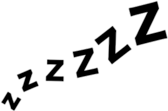 Sleeping Silhouette (375x360), Png Download