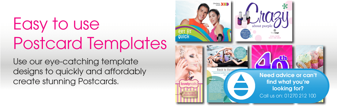 Postcard Design Templates Postcard Printing - Nail Salon Clip Art (1100x365), Png Download