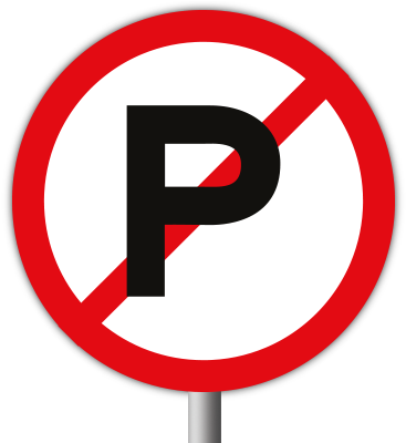 No Parking - Road Signs Poster (400x400), Png Download
