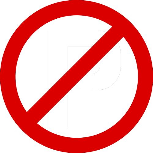 No Parking - Money With A Line Through (500x500), Png Download