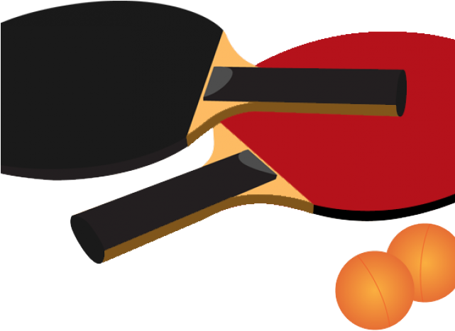 Ping Pong Png Transparent Images - Clip Art Table Tennis (640x480), Png Download
