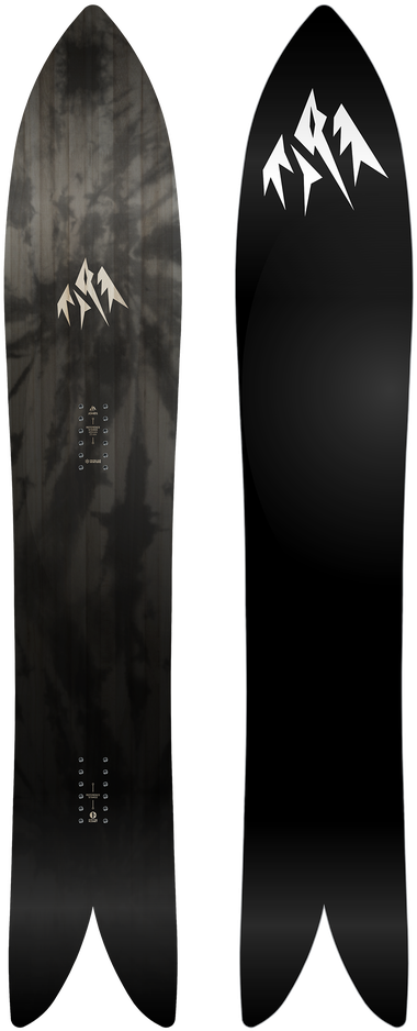 Jones Lone Wolf Snowboard - Lone Wolf Jones (422x980), Png Download