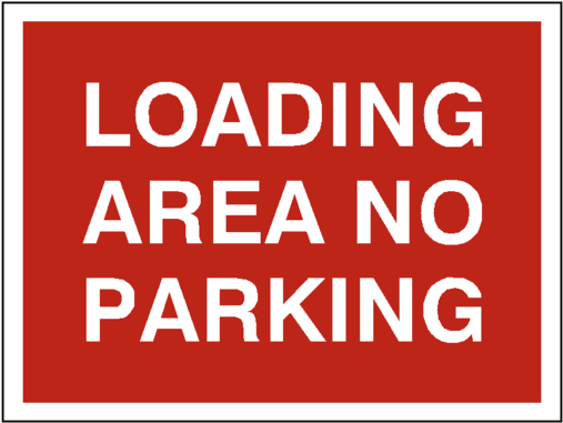 Loading Area No Parking Sign - Private Drive No Parking (600x600), Png Download