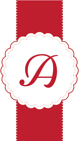 Monograma Bordado Vermelho Alfabeto Png - Walltattoohome Personalized Name Wall Decals Rown Decal (468x468), Png Download