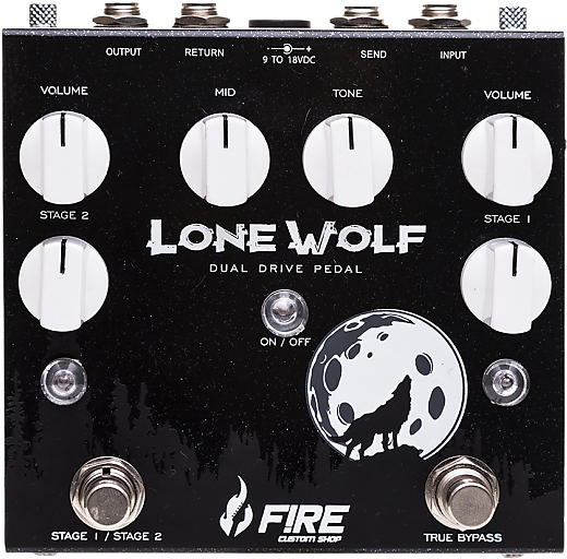Fire Custom Shop Lone Wolf Dual Overdrive Pedal (620x620), Png Download