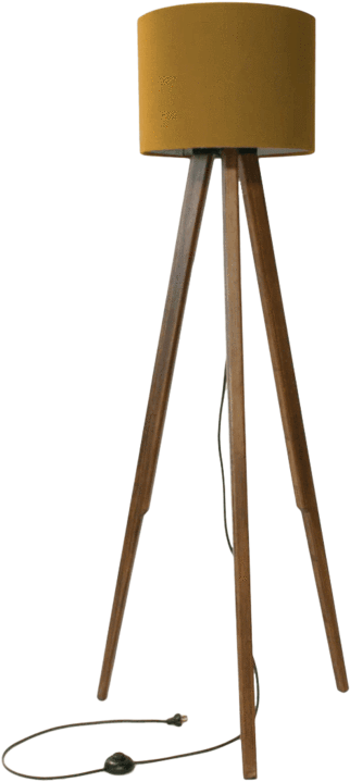 Híades Lampara De Piso De Madera De Pino - Parquetry (1024x1024), Png Download