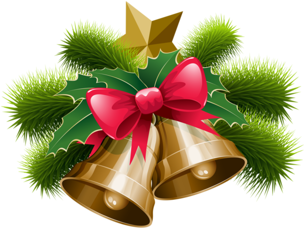 Bells, Christmas Very Merry Christmas, Red Christmas, - Christmas Bell Png (600x602), Png Download