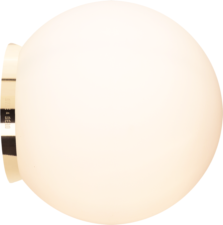 Lámpara Esférica Base De Latón 300mm - Sphere (900x900), Png Download