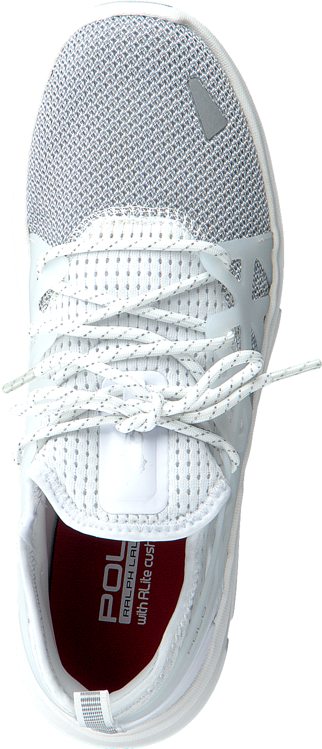 White Polo Ralph Lauren Sneakers Train200 Dames Womens - Polo Ralph Lauren Train 200 (659x1500), Png Download