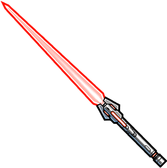 Gear-red Beam Sword Render - Light Saber Icon (380x380), Png Download