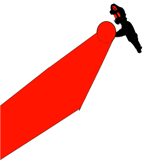 Demon Spirit Firing A Beam (682x608), Png Download