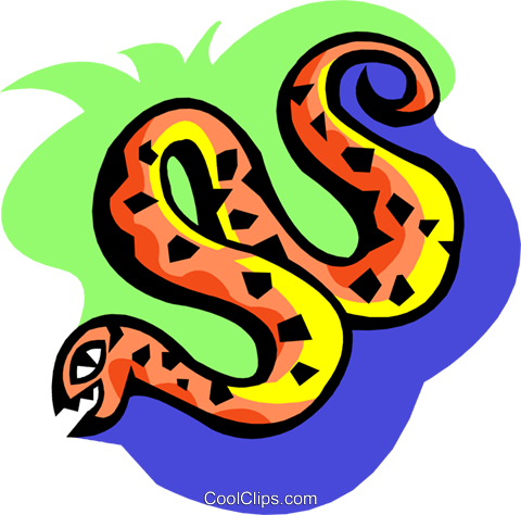 Download Stylized Snake Royalty Free Vector Clip Art Illustration ...