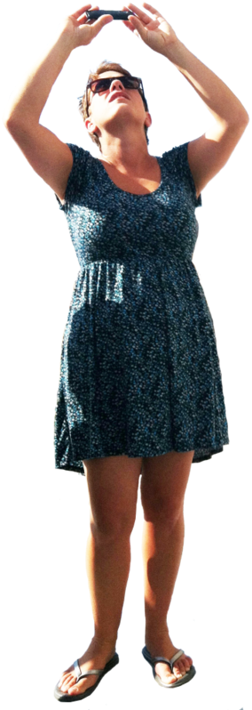 Hombre 575 - Personas Observando Png (300x813), Png Download