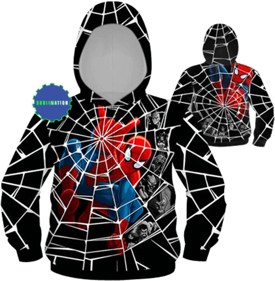 Spider-man Web Youth Hoodie - Spider-man (555x555), Png Download