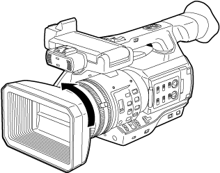 Body Lenshood Attach - Diagram (500x254), Png Download