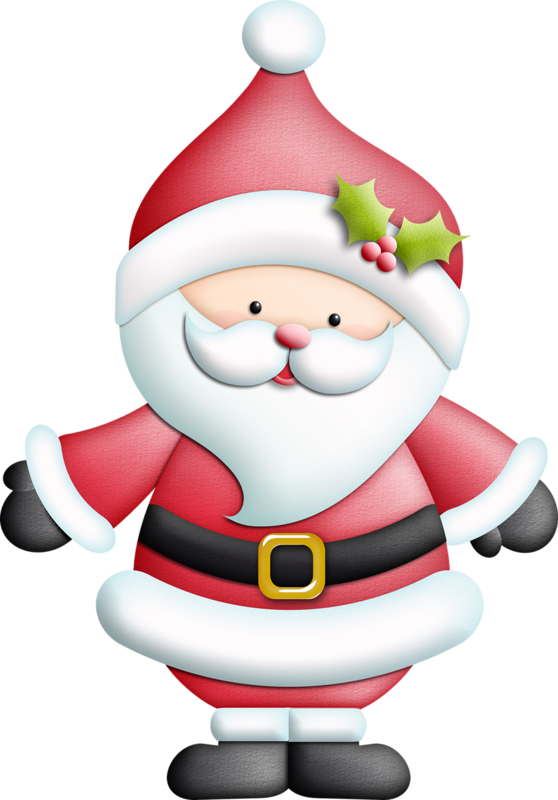 Santa ‿✿⁀° Imprimibles Navidad, Figuras De Navidad, - Dibujos De Papa Noel Y Mama Noela (558x800), Png Download