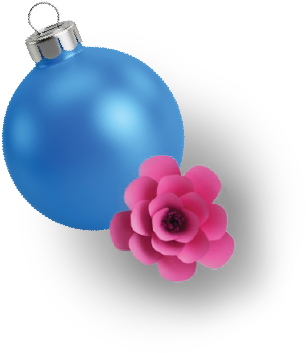 A - Christmas Ornament (369x401), Png Download
