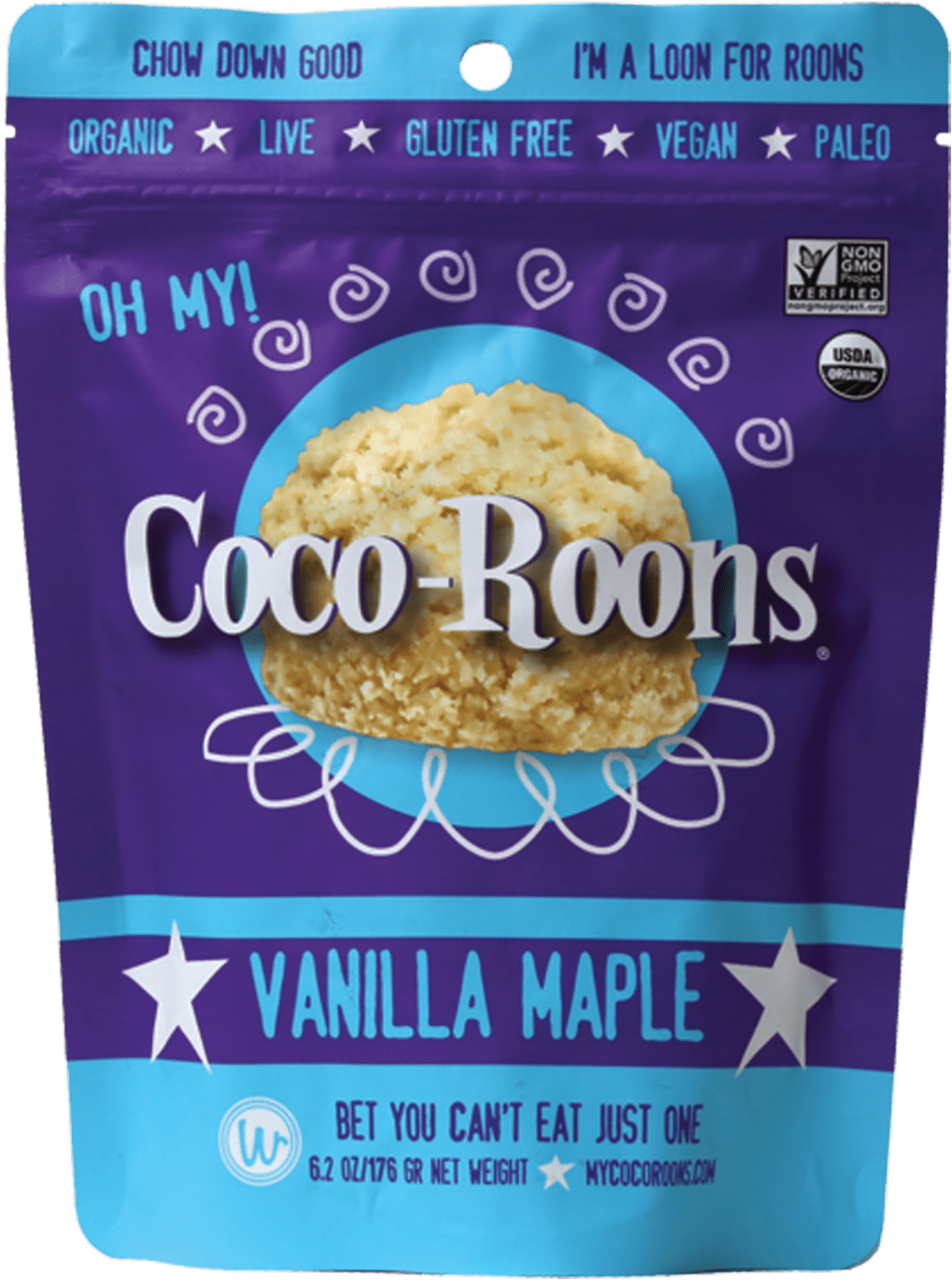 Vanilla Maple Coco-roons - Sejoyia Foods, Organic Coco-roons, Vanilla Maple, 6.2 (1200x1600), Png Download