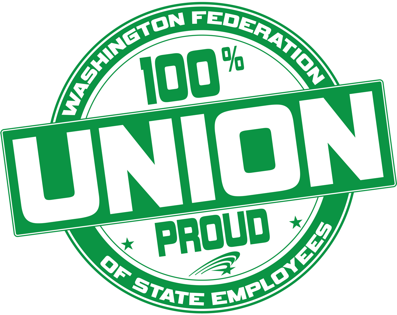 100percent-green - Trade Union (1286x1332), Png Download