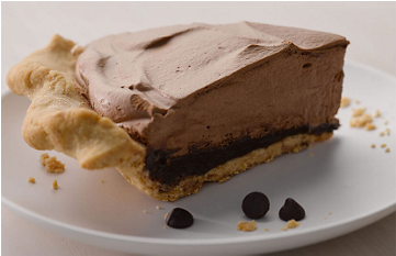 Decadent Truffle Bottom Chocolate Cream Pie - Cream Pie (360x360), Png Download