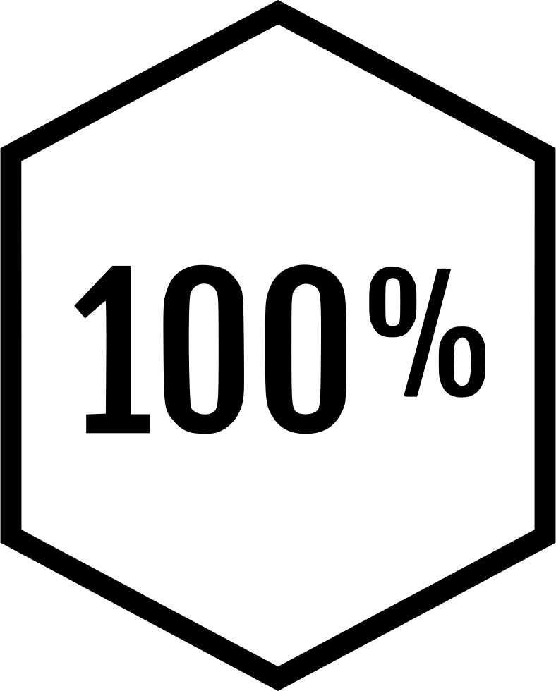 One Hundred Percent - Icon (788x980), Png Download