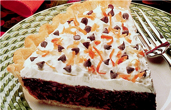 Easy Chocolate Coconut Cream Pie - Cream Pie (570x570), Png Download