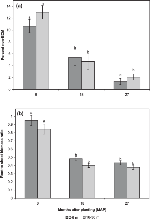 Douglas Fir Seedling Percent Non Ecm And (b) Ratio - Cloning Graphs (482x704), Png Download