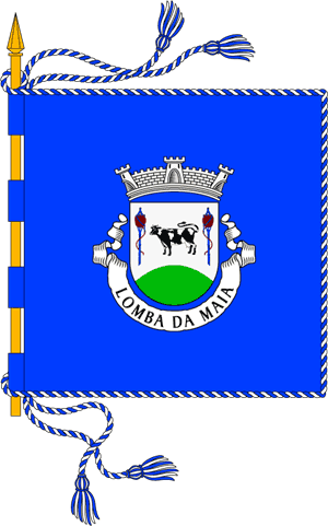 Bandeira Da Lomba Da Maia - Junta De Freguesia Santo António Da Serra (300x481), Png Download