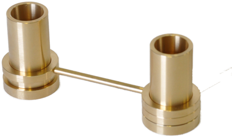 Load Image Into Gallery Viewer, Two Brass Candle Holders - Interior Design (2048x1731), Png Download