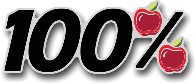 Applebee's 100% Pin - Circle (640x276), Png Download