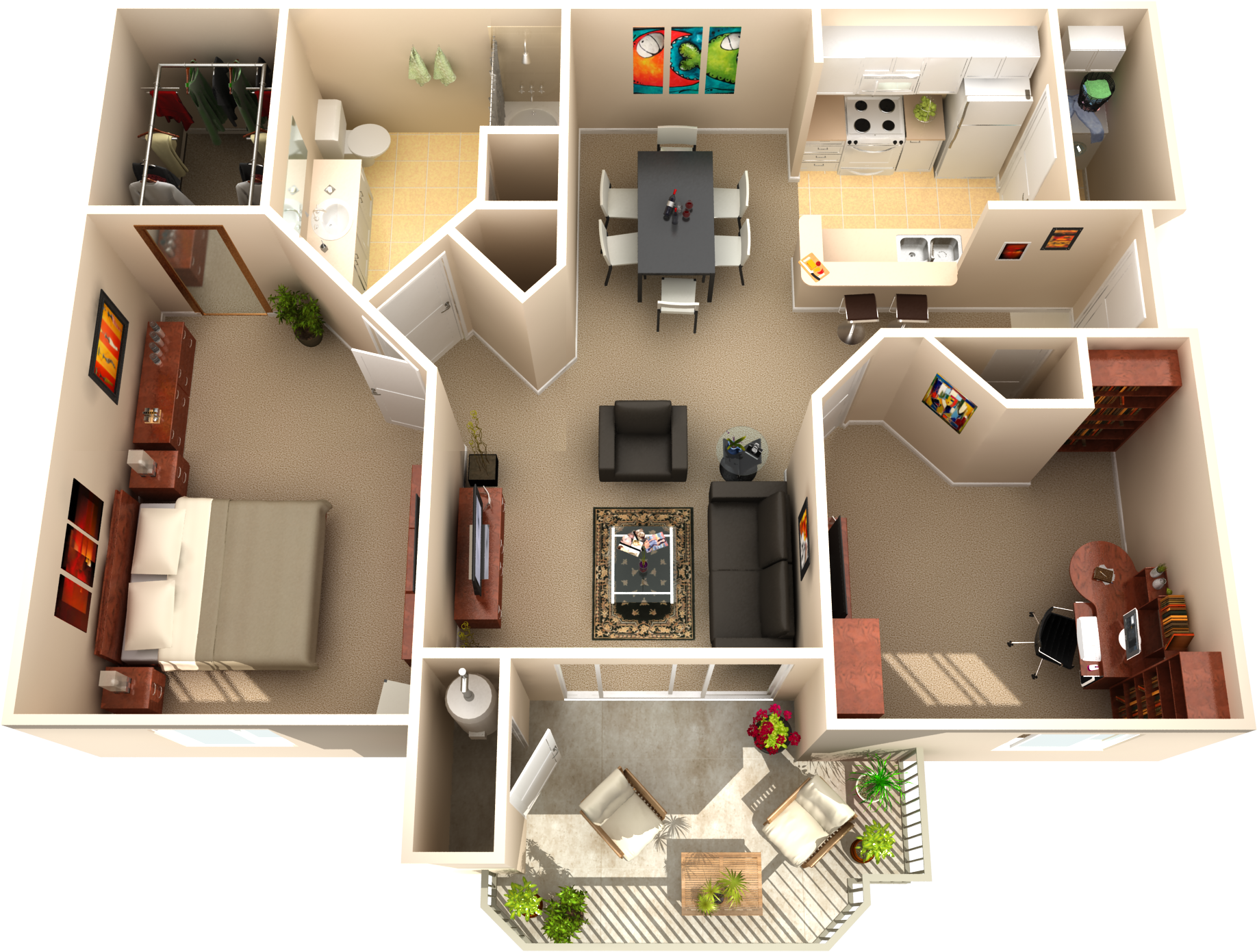 Rolling Oaks Apartment Homes (2000x1500), Png Download