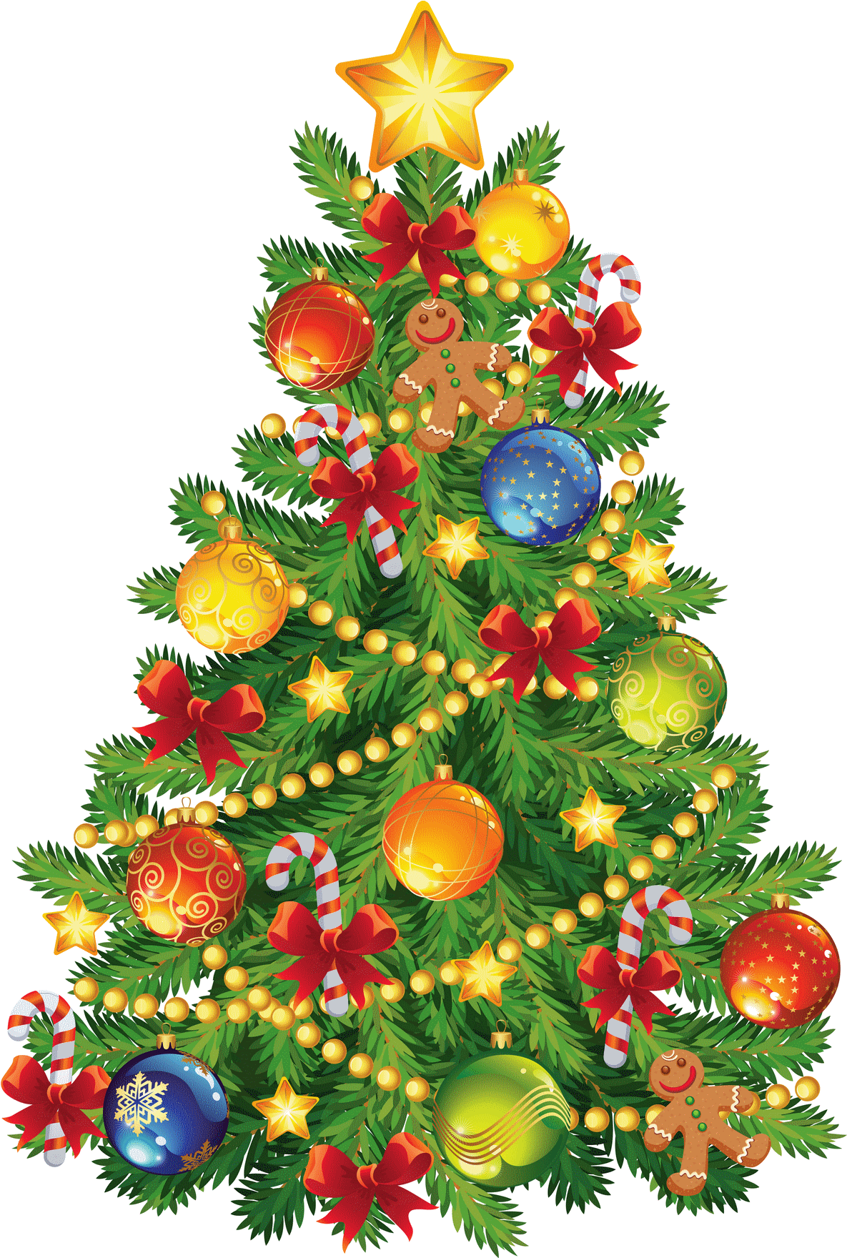 Download X Mas, Christmas X Mas Tree Clipart Full Size PNG Image