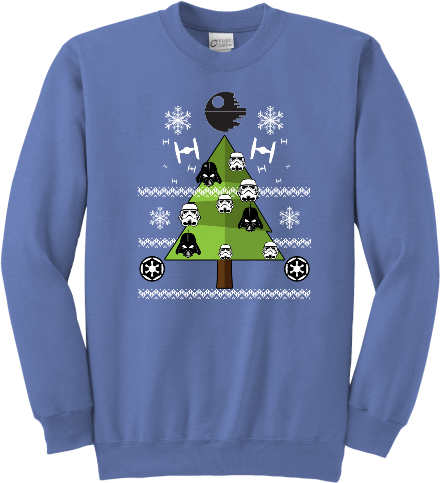 Star Wars Darth Vader Christmas Tree Ornaments Youth - 2nd Amendment 1791 Printed Sweatshirt Port Co. - 4xl (1024x1024), Png Download